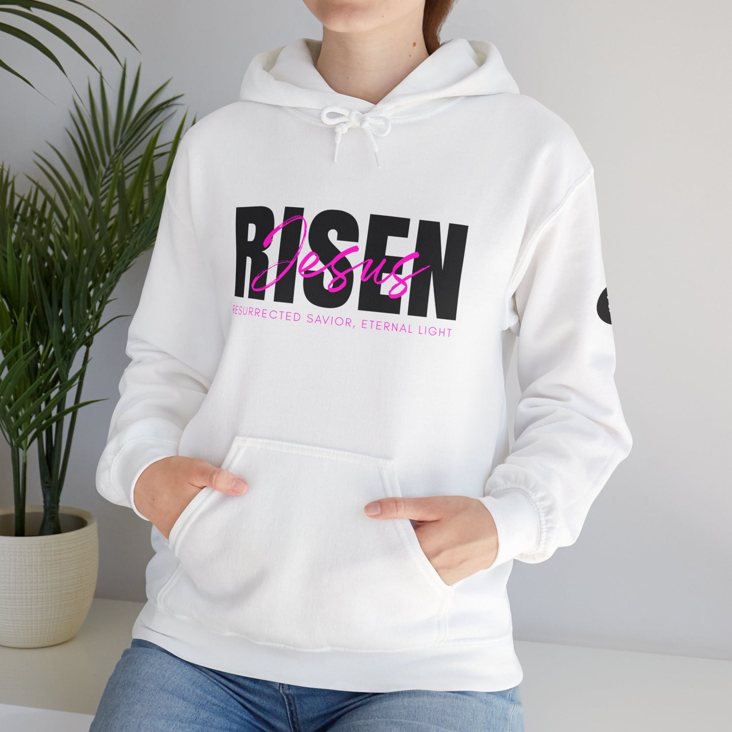 Risen Unisex Heavy Blend™ Hooded Sweatshirt | Faith-Inspired Apparel for Celebrations